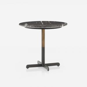 square side table with marble top