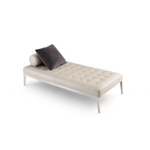 fabric chaise