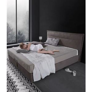 fabric upholstered bedframe