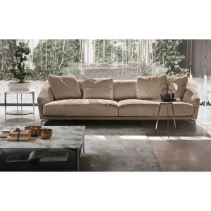 modern leather sofa