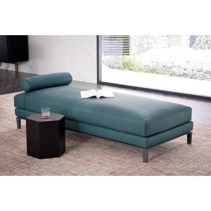 hong kong leather bench chaise