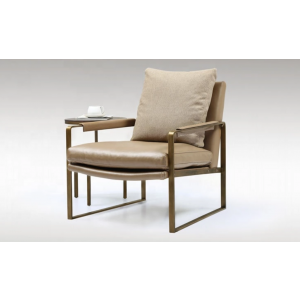 modern armchair in fabric or leather