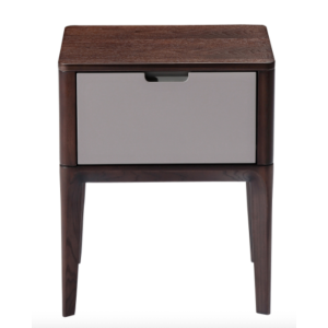 Lamberi Bedside Table 01 with sleek wooden finish and minimalist drawer design